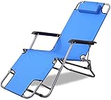 Liegestuhl, klappbar, Liegestuhl, Stahl, Segeltuch, Liegestuhl, Liegestühle, für den Außenbereich, verstellbar, klappbar, Poolliege, Sonnenliege, S