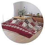 Heiztisch Japanischer Stil Wohnzimmer Haushalt Elektrischer Tatami Couchtisch (Rot 80 * 80 * 45 cm)