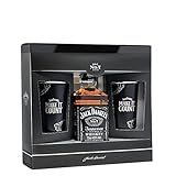 Jack Daniel's Geschenkset + 2 Jack & Cola Metal Becher Set (1 x 0.7 l)