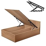 Klappbett-Hebemechanismus,Stützstange für Bett,Bett Lift Springaufbeschlag Bett aus Stahl,Bettbeschlag,Schwarz Hydraulische Bett Lift up Scharnier,für Schlafsofas oder Betten,Hydraulische Gasfeder