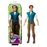 DISNEY Princess Flynn Rider - Puppe im charakteristischen Look, weiches Hemd, Gürteltasche, modellierte Hose und Stiefel, für Kinder ab 3 Jahren, HLV98