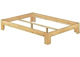 Erst-Holz® 60.67-14 oR Französisches Bett 140x200 Kiefer massiv (ohne Zubehör)