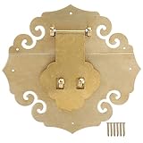 Kastenschnalle, Holzkasten-Schlossschnalle, antikes Messing, chinesische Schnalle, Schloss, Möbelbeschläge, Zubehör Alvinlite Haspe