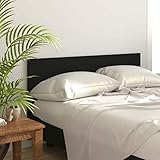 YUMENG Kopfteil, Bettrückwand, Bettkopfteil Bezug, Bett Kopfteil, Bett Rückwand, Headboard Cover, Schwarz 160x1,5x80 cm Holzwerkstoff