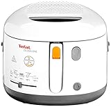 Tefal FF1631 Fritteuse Filtra One | 1.900 W | Kapazität 1,2 Kg | Clean-Oil-System | Auffangsieb für Frittierreste | Wärmeisoliert | Spülmaschinenfest Weiß