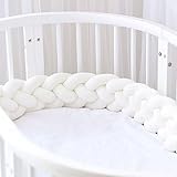 LGZY Bettschlange Umrandungen Geflochten Bettkantenschutz Baby Nestchen Bettrolle Stillkissen, Geflochten Bettschlange Nestchen Babybett Knotenkissen, Deko Kissen Für Schlafzimmer Wohnzimmer,R,5M
