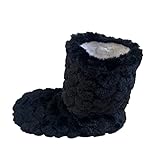 Gsheocm RöMersandalen Damen CasWinter Bodensocken für Paare, Erwachsene, verdickter, Indoor-Tanz, hohe Schlauchbodenstiefel, Früherziehung, Eltern Plateausandalen