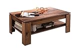 trendteam smart living Wohnzimmer Couchtisch Tisch Wohnzimmertisch Indy, 110 x 47 x 65 cm in Old Wood NB mit viel Stauraum