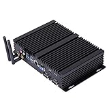 HUNSN Fanless Industrial Computer, IPC, Mini PC, Intel I5 1135G7, IM03, VGA, HDMI, LAN, 2 x COM RS232, 3 x USB2.0, 4 x USB3.0, Support WOL, Barebone, NO RAM, NO Storage, NO System