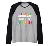 Front Office Squad Crayon Gnomies Schule Sekretär Raglan