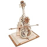 ROKR 3D Holz Puzzle Modellbausatz Spieluhr, DIY Holzpuzzle Magisches Cello Geschenke und Dekoration für Erwachsene Teenager