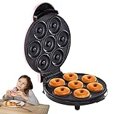 Mini-Donut-Maker - Frühstücks-Donut-Maker-Maschine, Waffeleisen Mit Antihaftbeschichtung Für Den Privaten Und Gewerblichen Gebrauch, Donut-Maker Mit 7 Löchern Für Brownies-Muffins