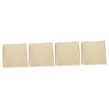 EXCEART 4 Stück Rattanmaterial Rohrgeflecht Zum Basteln Gurtband Gewebte Rattanblätter Rohrgeflechtmaterial Rohrgeflechtmaterial Für Stuhl Handgefertigtes Rohrgeflecht Natürliches