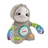 Fisher-Price GHY87 - BlinkiLinkis Faultier, interaktives Lernspielzeug, deutschsprachig, Babyspielzeug ab 9 Monaten