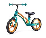 Balance Bike, Adjustable Height, Hape “Free-Cycling Balance Bike”, Light And Durable Magnesium Frame, Carrying Handle, Parrot Blue. 3 years +