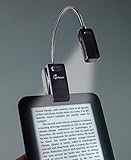 LED Leselampe mit Klammer für Kindle, Schwarz