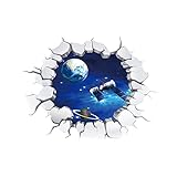 Flugzeug 3D Aufkleber Aufkleber Home Aufkleber Universum Wand Dekor Fenster Sternenwand Aufkleber Freunde Wandtattoo