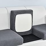 Elover Sofa Sitzkissenbezug-Hochelastischer Sitzbezug，Wohnzimmer Sofa Sitzbezug Möbelbezug rutschfest und weich, mit elastischem Boden