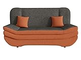Mirjan24 Sofa Weronika mit Bettkasten und Schlaffunktion, Schlafsofa, Große Farb- und Materialauswahl, Couch vom Hersteller, Wohnlandschaft (Lux 10 + Lux 06 + Lux 10.)