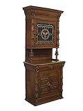 Gründerzeit Buffet um 1880 | Antiker Buffetschrank aus Eiche massiv| B: 103 cm (10865)