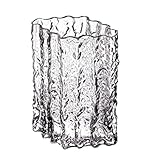 Blumenvase Dekorativ Transparente Glasvase Dekoration Glas Hydrokultur Blumenarrangement Blume Wohnzimmer Bodendekoration Vase Glas Gletscher Blumenvase Familiendekoration