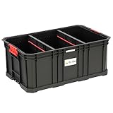 Werkzeugkasten Offener Box Sortimentskasten mit 2 Fächern Werkstatt container Modulare Basic Serie