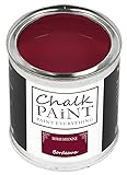 Chalk Paint Everything® Bordeaux Kreidefarbe Wasserbasis für Alle Oberflächen einfach zu verarbeiten ohne schlechten Geruch - Chalk Paint Extra Matt (750 ml)