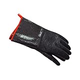 Yardwe 1 Paar Grill-Ofenhandschuhe Grillhandschuhe Öl-Handschuhe Backhandschuhe Neopren-Kochhandschuhe Langlebige Grillhandschuhe Ofen-Hitzebeständiger Handschuh Schwarzer