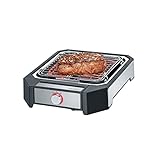 SEVERIN PG 8545 Steakboard (2.300 W, Max. 500°C, 2 Leistungsstufen, Grillfläche 23x25,5 cm) schwarz