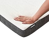 2in1 Härtegrade H2 & H3 Gel-Topper 5 cm Höhe Öko-TEX® zertifizierter Memory Foam Matratzenschoner ， Boxspringbetten gegen Rückenschmerzen Abnehmbarer und waschbarer Bezug 100Nächte risikofrei testen