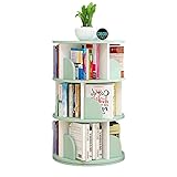 WHDNIOSS Um 360° drehbares Bücherregal, weckt das Interesse der Kinder am Lesen, Kinderbücherregal, lässt Kinder Sich in das Lesen verlieben (Color : Green, Size : 40 * 98cm)