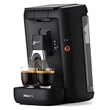 PHILIPS Domestic Appliances Senseo Maestro Kaffeepadmaschine mit Kaffeestärkewahl und Memo-Funktion, 1,2 Liter Wasserbehälter, Grünes Produkt, Farbe: Schwarz (CSA260/60)