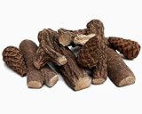 9-teiliges Keramikholz-Set Deko-Holz für Bio-Ethanol und Gas-Kamine