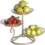 Obstschalen mit 3 Etagen, Brotkörbe, dekorativer Tischständer, Küchentheke, Organizer für Gemüse