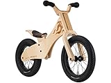 Early Rider SuperPly Classic 14' / 12' Zoll, Holz Kinder Laufrad ab 2 Jahre, 3 Jahre, 4 Jahre, höhenverstellbar, 4,5 kg leicht, Junge oder Mädchen, Kinder Fahrrad ohne Pedalen I Balance Bike