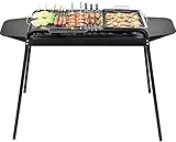 Outdoor Indoor Barbecue Holzkohle Outdoor Barbecue Edelstahl Klappbar Frei-Installation Grill Bbq Holzkohle Tragbarer Grill