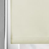 deko-raumshop Kettenzugrollo Seitenzugrollo Fenster Rollo Vorhang viele Größen Stoff Blickdicht halbtransparent Wandmontage Deckenmontage Sonnenschutz Sichtschutz Blendschutz (, Beige)