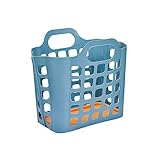 Wäschekorb For Kinder Spielzeug Kleidung Zimmer Container Home Essentials Hohl faltbare Badezimmer Schmutzige Wäschekorb Lagerung Organizer (Farbe : Blue)