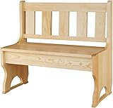 k koma Kiefer Holz Bank Kiefer MASSIVHOLZ NEU Landhaus Kiefer Lackiert (125)