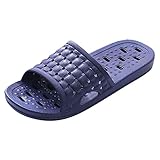 Anti-Rutsch Dusche Badeschuhe Flach Badeschuhe Strand Outdoor Weiche Open-Toe Schlappen Pantoffeln Indoor Damen Weiche Sommer Schlappen