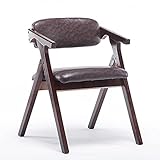 Hocker Stuhl Klappstühle Nordic Simple Massivholz Esszimmerstuhl Kaffee Rückenlehne Klappbarer Schreibtischstuhl Teeladen Café Bed and Breakfast Freizeitstuhl Campingstühle (Farbe: A, Größe: