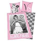 Violetta Bettwäsche Fotodruck Walt Disney V Lovers Forever 135 x 200 cm Geschenk NEU Wow - All-In-One-Outlet-24 -