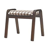 Möbel Massivholz Gepolsterte Ottomane Fußstütze Hocker Stuhl Bank Make-up Wechsel Schuhhocker Sitzhocker für Küche Wohnzimmer Badezimmer Esszimmer (44,5;33;36CM) (Color : #1