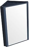Spiegelschränke Badezimmerecke Badezimmer Badezimmer-Make-up Wandmontierte dreieckige Spiegel Badezimmerecke (Farbe: Weiß, Größe: 44,5 * 60 * 32 cm) (Blau 44,5 * 60 * 32 cm)