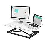 Lap desks Sit-Stand Desk Adjustable Height Standing Desk Sit Stand Converter Lifting Table Home Study Office Riser Workstation for Laptop PC Computer Bed Table (Color : Style3)
