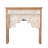 Dekorative Kaminkonsole Europäische Simulation Kamin Kaminsims Regal Vintage Dekorativer Kaminsims Schrank Gewölbter Eingang Tisch Wohnzimmer Kamin Herd Kaminsims Verkleidung Surround Regal Kaminumran