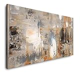 Paul Sinus Art Abstrakt 120x 60cm Panorama Leinwand Bild XXL Format Wandbilder Wohnzimmer Wohnung Deko Kunstdrucke , Küche