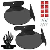 Cyhamse Rundes Eckregal - 2 STÜCKE Anti Zerbrechliche Wand Runde Regale,Haushaltszubehör Rundes Regal für Wohnzimmer Schlafzimmer Esszimmer