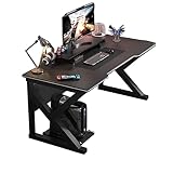 Computer Tisch PC-Desktop-Tisch, einfacher Gaming-Tisch und Stühle, Heimschreibtisch, Studenten-Schreibtisch, Büro-Werkbank, Schlafzimmertisch, Büro-Schreibtisch, PC-Tisch Arbeitstisch ( Size : 120*60