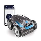 Automatischer Poolroboter Zodiac VORTEX 4WD. Bis zu 12x6 m, reinigt Boden, Wände und Wasserlinie. Fernbedienung und Lift System über App. Inklusive Swivel und Transportwagen. OV 5480 iQ